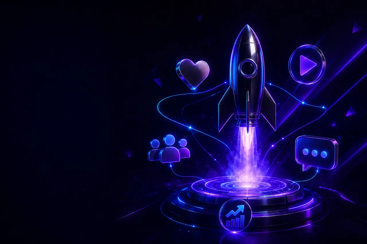 SMM-модуль PlayerOK HUB для автоматизации заказов Telegram, VK, TikTok и YouTube